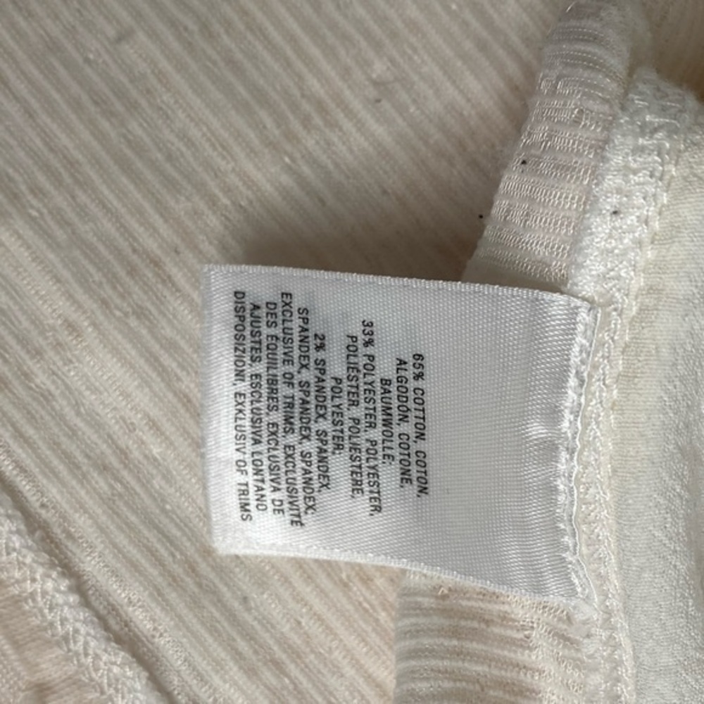 Anthropologie Deletta Crème Tank Size XS - Picture 4 of 6